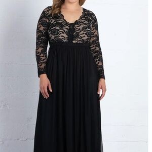 Kiyonna Jasmine Lace Evening Gown